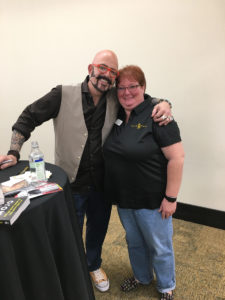 Good Mews President Lori Trahan with Animal Planet’s Jackson Galaxy from "My Cat From Hell"